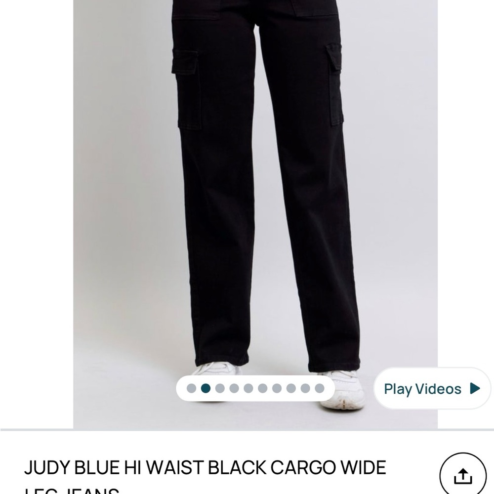 Judy Blue Dark Cargo Jeans